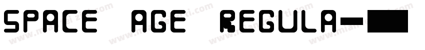 Space Age Regula字体转换